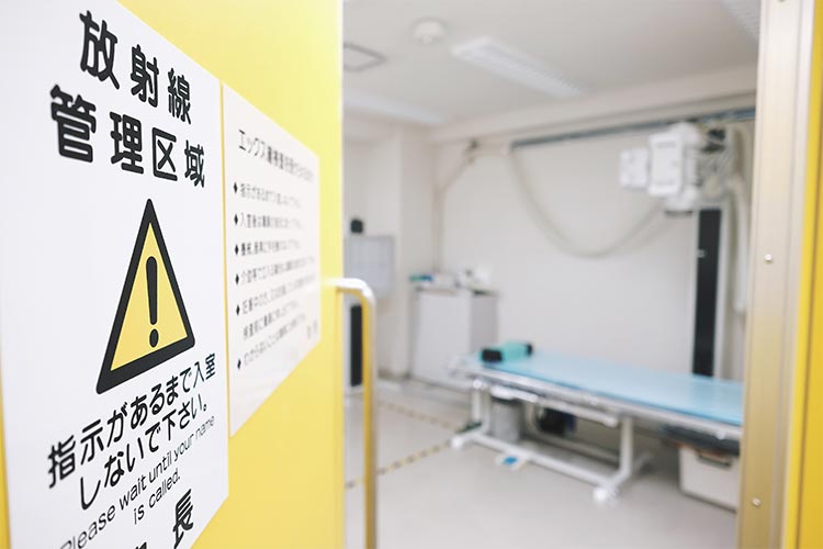 X線検査室